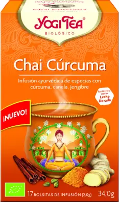 Yogi Tea CHAI CÚRCUMA bio 17 filtros-infusión