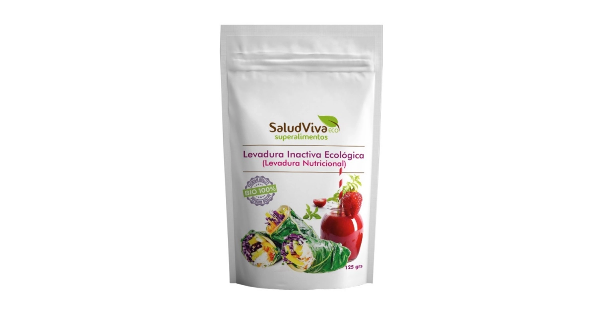 Levadura inactiva ecologica (levadura nutricional) 125gr salud viva